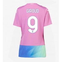 Fotballdrakt Dame AC Milan Olivier Giroud #9 Tredjedrakt 2023-24 Kortermet